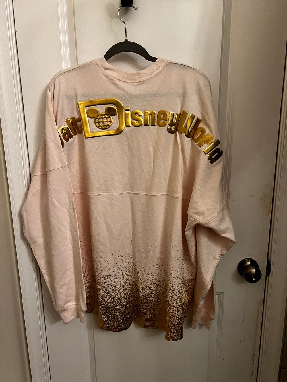 Disney World Parks New Year’s Eve Champagne Pink Gold XXL Adult Spirit Jersey